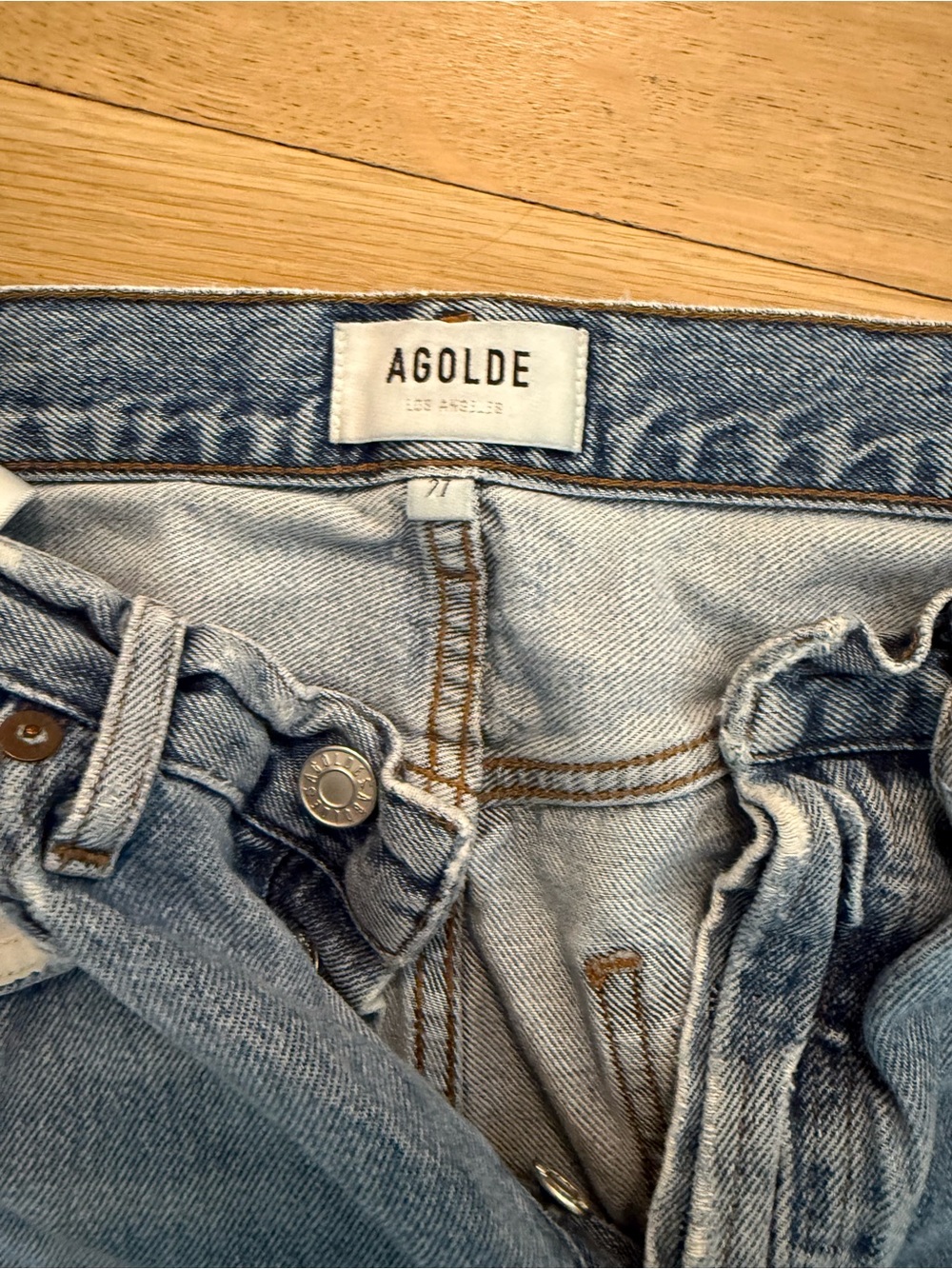 Agolde Light Blue High-Rise Women's Jeans